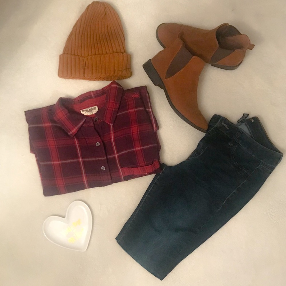 Hydraulic plaid button up